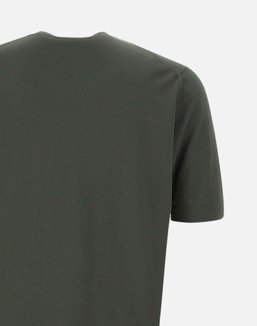 FILIPPO DE LAURENTIIS T-shirt in cotone GREEN Uomo 