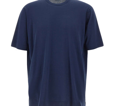 FILIPPO DE LAURENTIIS T-shirt in crêpe di cotone BLUE Uomo 