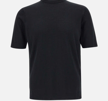 FILIPPO DE LAURENTIIS T-shirt in crepe di cotone BLACK Uomo 