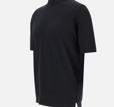 FILIPPO DE LAURENTIIS T-shirt in crepe di cotone BLACK Uomo 