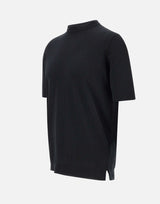 FILIPPO DE LAURENTIIS T-shirt in crepe di cotone BLACK Uomo 