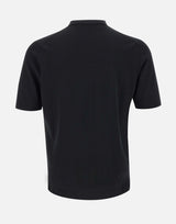FILIPPO DE LAURENTIIS T-shirt in crepe di cotone BLACK Uomo 