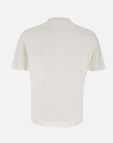 T-shirt in crepe di cotone TS0MC CR18R001 FILIPPO DE LAURENTIIS 