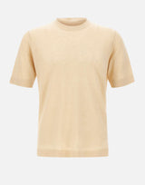 FILIPPO DE LAURENTIIS T-shirt in misto lino e cotone BEIGE Uomo 
