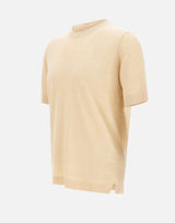 FILIPPO DE LAURENTIIS T-shirt in misto lino e cotone BEIGE Uomo 