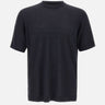 FILIPPO DE LAURENTIIS T-shirt in misto lino e cotone BLACK Uomo 