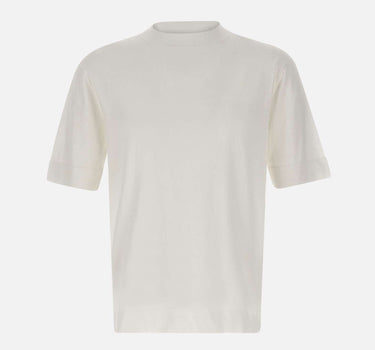 FILIPPO DE LAURENTIIS T-shirt in crêpe di cotone WHITE Uomo 
