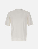 FILIPPO DE LAURENTIIS T-shirt in crêpe di cotone WHITE Uomo 