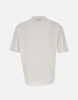FILIPPO DE LAURENTIIS T-shirt in crêpe di cotone WHITE Uomo 