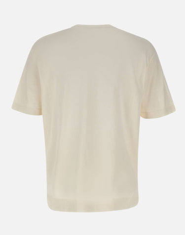 T-shirt in crêpe di cotone TS0MCOV CR14R020 FILIPPO DE LAURENTIIS 