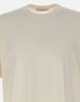 T-shirt in crêpe di cotone TS0MCOV CR14R020 FILIPPO DE LAURENTIIS 