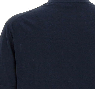 FILIPPO DE LAURENTIIS T-shirt in crêpe di cotone BLUE Uomo 