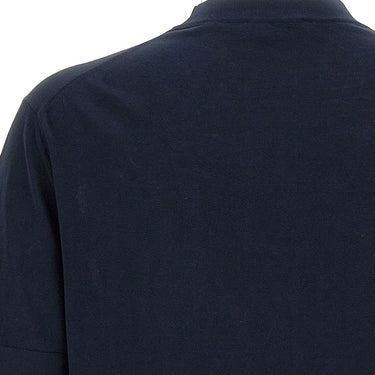 FILIPPO DE LAURENTIIS T-shirt in crêpe di cotone BLUE Uomo 