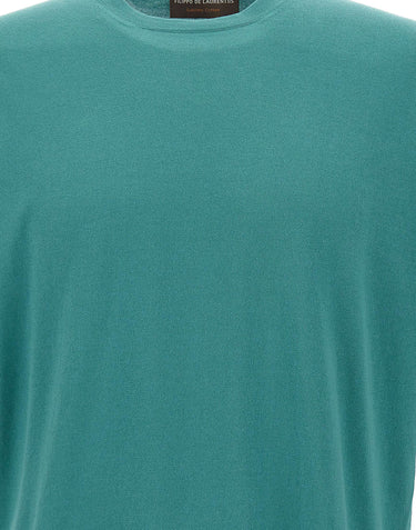 FILIPPO DE LAURENTIIS T-shirt in cotone sublime GREEN Uomo 