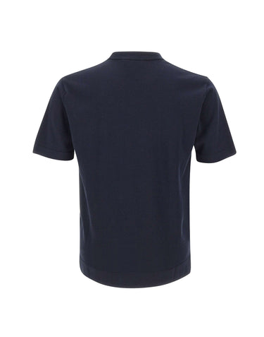 FILIPPO DE LAURENTIIS T-shirt in cotone BLUE Uomo 