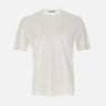 FILIPPO DE LAURENTIIS T-shirt in crêpe di cotone WHITE Uomo 