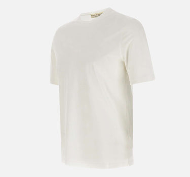 FILIPPO DE LAURENTIIS T-shirt in crêpe di cotone WHITE Uomo 