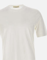 FILIPPO DE LAURENTIIS T-shirt in crêpe di cotone WHITE Uomo 