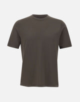 FILIPPO DE LAURENTIIS T-shirt in crepe di cotone BROWN Uomo 