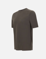 FILIPPO DE LAURENTIIS T-shirt in crepe di cotone BROWN Uomo 