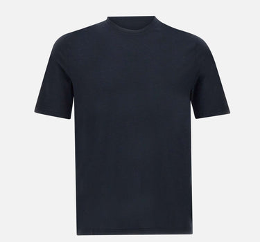 FILIPPO DE LAURENTIIS T-shirt in crêpe di cotone BLUE Uomo 