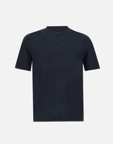 FILIPPO DE LAURENTIIS T-shirt in crêpe di cotone BLUE Uomo 