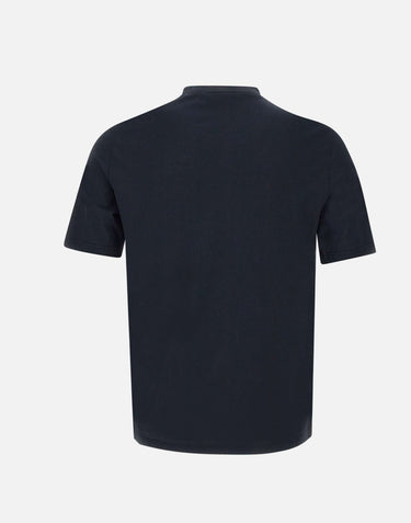 FILIPPO DE LAURENTIIS T-shirt in crêpe di cotone BLUE Uomo 