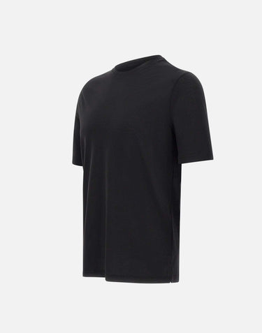 FILIPPO DE LAURENTIIS T-shirt in crêpe di cotone BLACK Uomo 