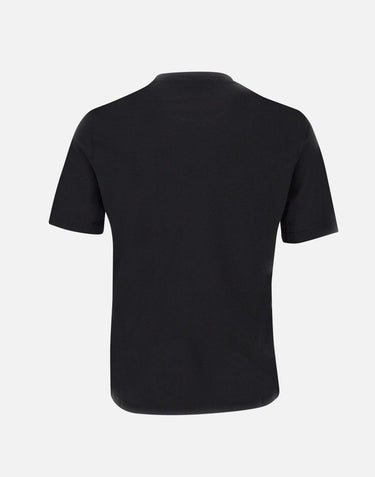 FILIPPO DE LAURENTIIS T-shirt in crêpe di cotone BLACK Uomo 