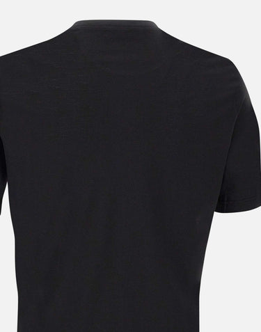 FILIPPO DE LAURENTIIS T-shirt in crêpe di cotone BLACK Uomo 