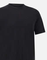 FILIPPO DE LAURENTIIS T-shirt in crêpe di cotone BLACK Uomo 
