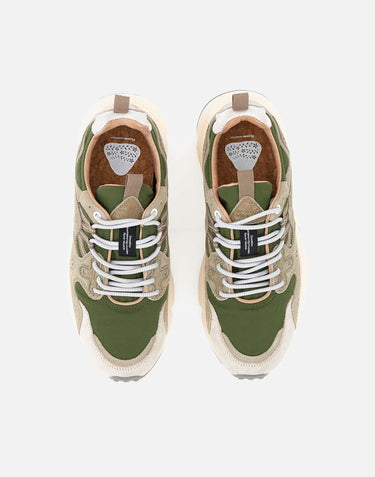 FLOWER MOUNTAIN Sneakers "Yamano3" GREEN Uomo 
