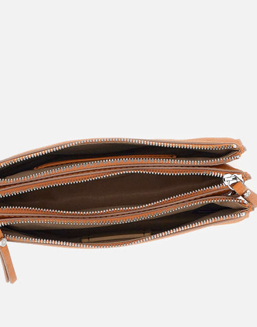 GIANNI CHIARINI Borsa a spalla "Lucille" ORANGE Donna 