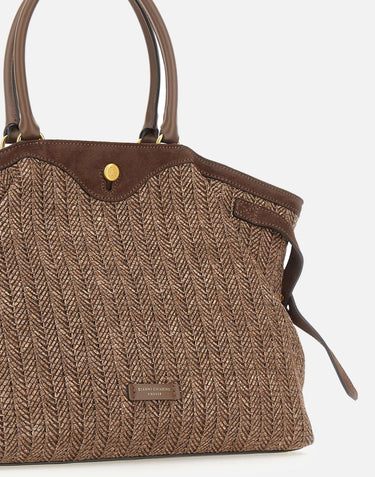 Borsa a spalla "Claudette" BS11902 PGLSPGCHOCO GIANNI CHIARINI 