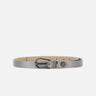Cintura in pelle metallizzata CN9903704 VNCMETCITYNOIRE GIANNI CHIARINI 