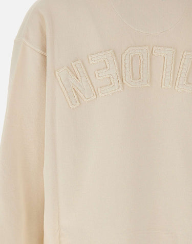 GOLDEN GOOSE Felpa "Boxi" WHITE Donna 