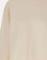 GOLDEN GOOSE Felpa "Boxi" WHITE Donna 