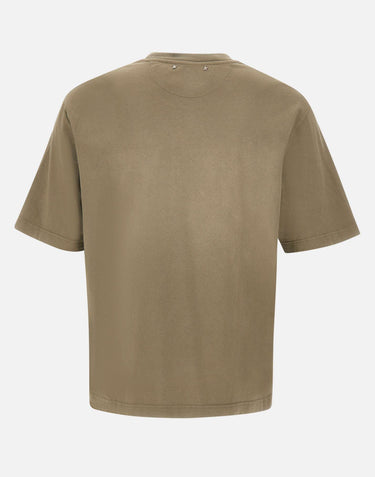 GOLDEN GOOSE T-shirt in jersey di cotone GREEN Unisex 