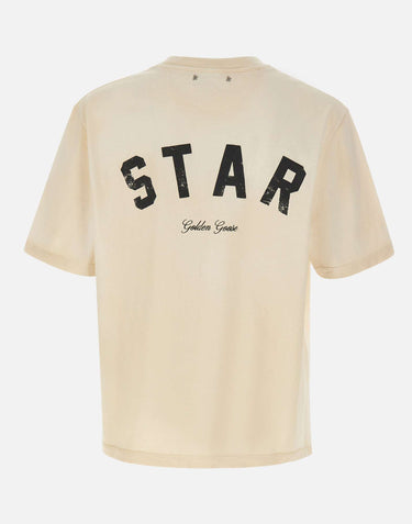 GOLDEN GOOSE T-shirt "Star" WHITE Unisex 