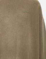 GOLDEN GOOSE Felpa in cotone con ricamo logato GREEN Unisex 