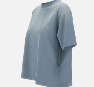 GOLDEN GOOSE T-shirt "Boxi" Light Blue Donna 