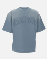GOLDEN GOOSE T-shirt "Boxi" Light Blue Donna 