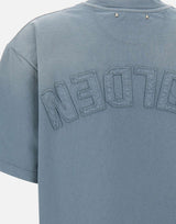 GOLDEN GOOSE T-shirt "Boxi" Light Blue Donna 