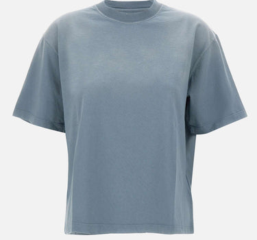 GOLDEN GOOSE T-shirt "Boxi" Light Blue Donna 