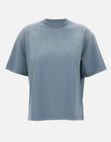 GOLDEN GOOSE T-shirt "Boxi" Light Blue Donna 