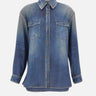 GOLDEN GOOSE Camicia over "Patty" BLUE Donna 