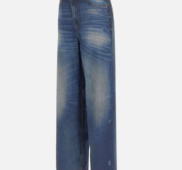 GOLDEN GOOSE Pantaloni "Melody Boyfriend" BLUE Donna 