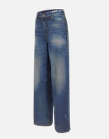 GOLDEN GOOSE Pantaloni "Melody Boyfriend" BLUE Donna 
