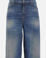 GOLDEN GOOSE Pantaloni "Melody Boyfriend" BLUE Donna 