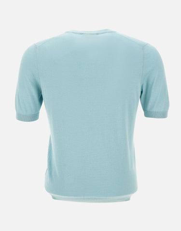 GRAN SASSO Maglia in seta a maniche corte GREEN Uomo 